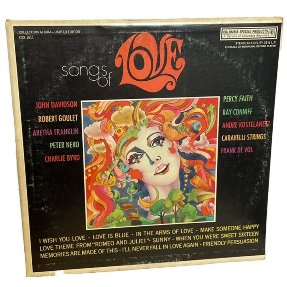 Various Songs Of Love (Vinyl) Columbia Special Products CSS 1511 VG+ LP Record